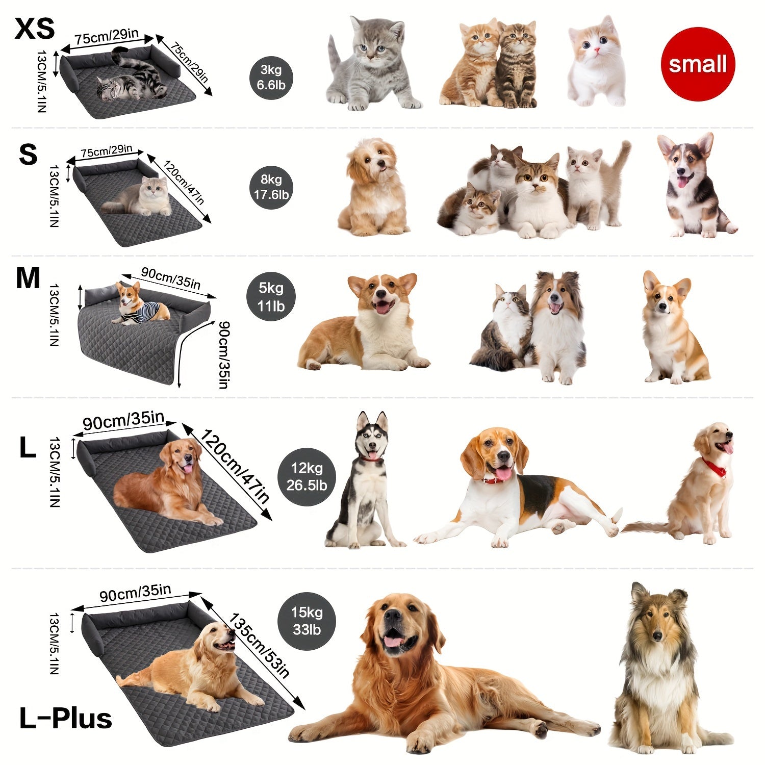 Szara, wodoodporna i antypoślizgowa mata dla zwierząt