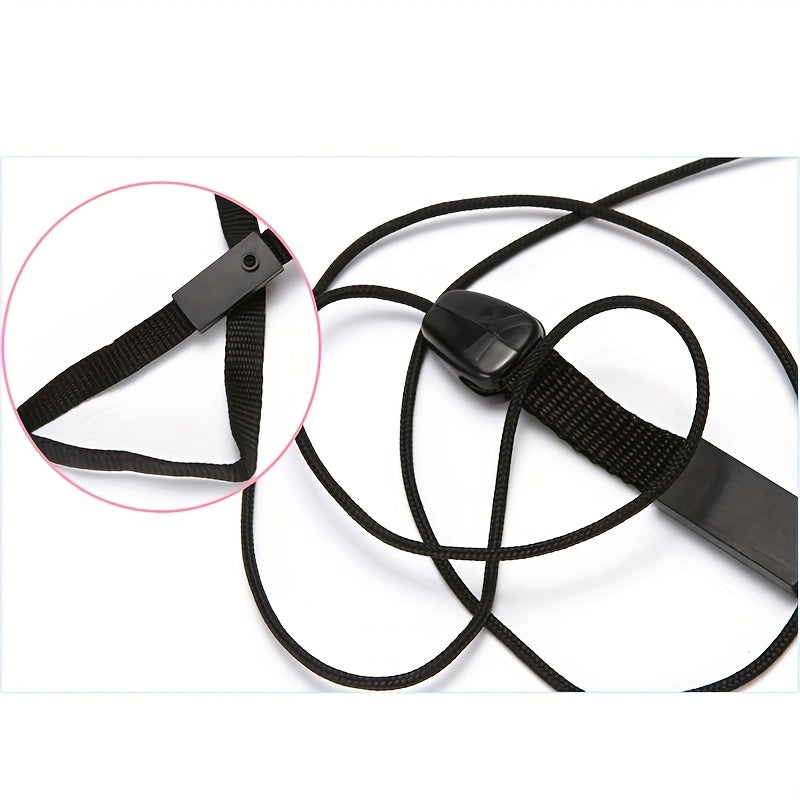 Zwijana smycz dla zwierząt z latarką, w zestawie worki na śmieci.