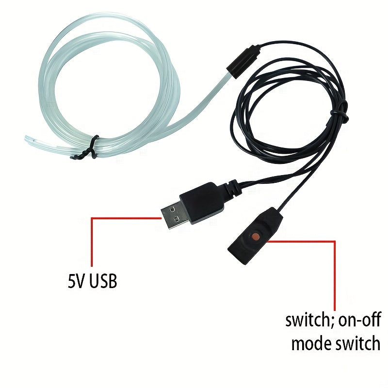 Taśmy LED 2M/4M, dekoracje wnętrza samochodu Ambient