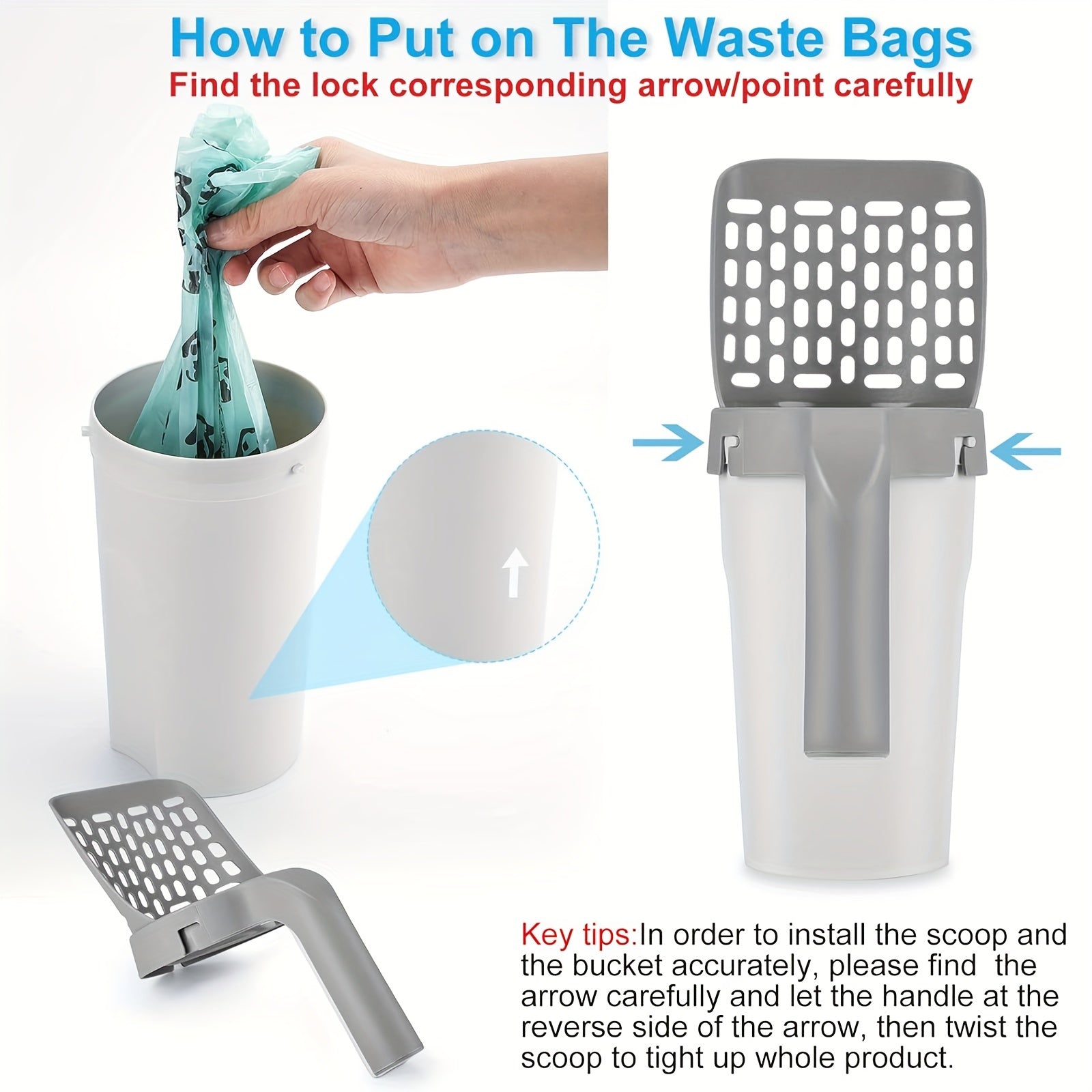 Łopatka do zbierania kocich odchodów