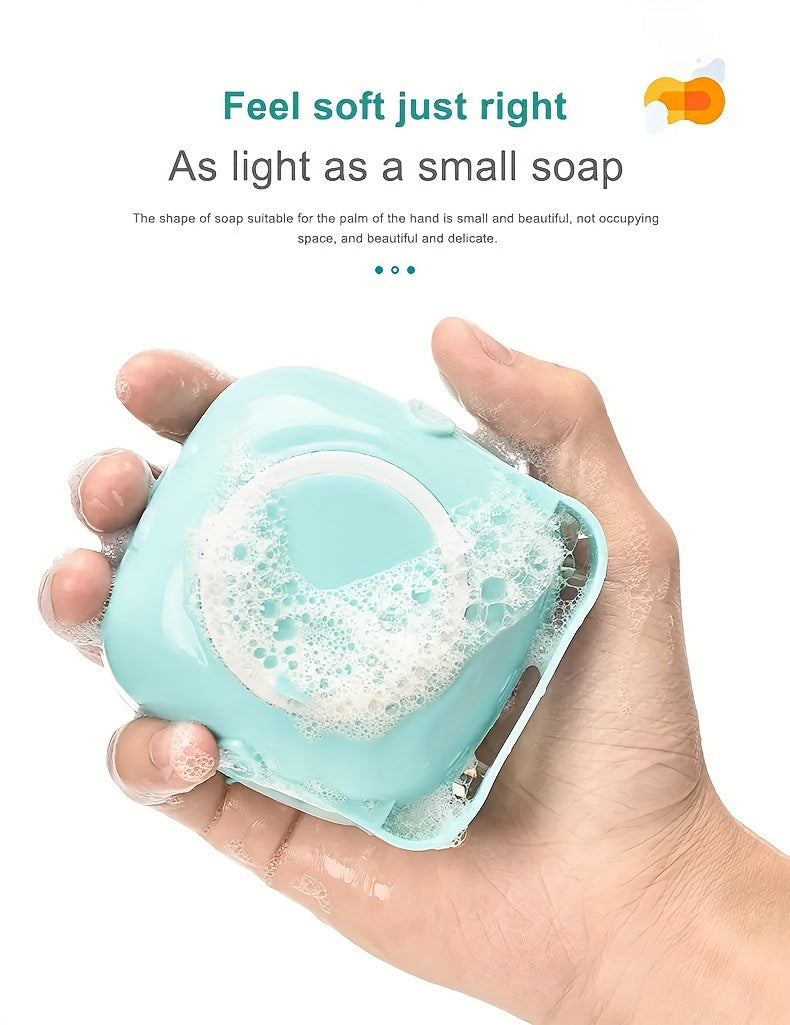 Szczotka z pojemnikiem na szampon dla zwierząt