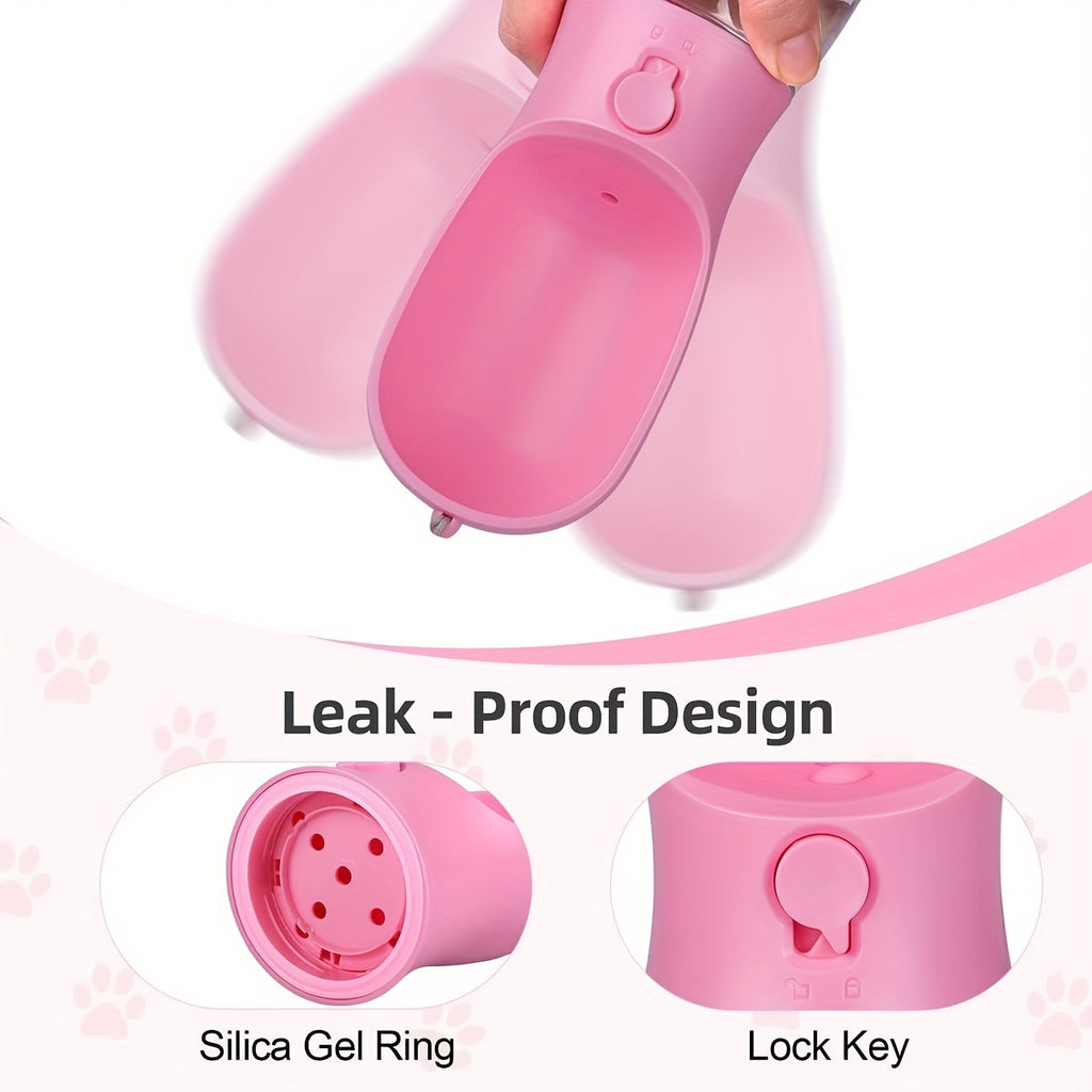 Butelka na wodę dla psa z pojemnikiem na karmę