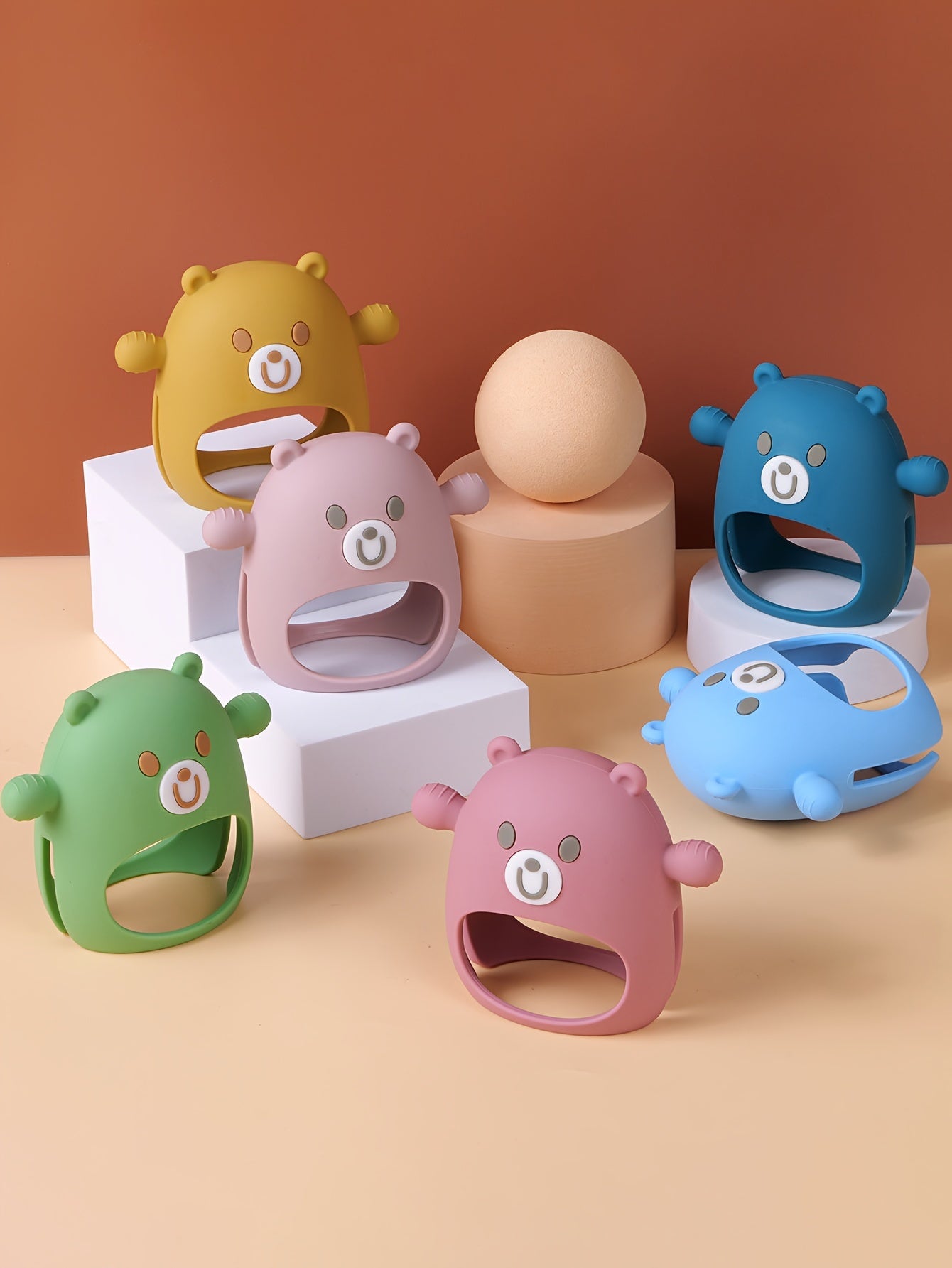 Silikonowy gryzak dla niemowląt