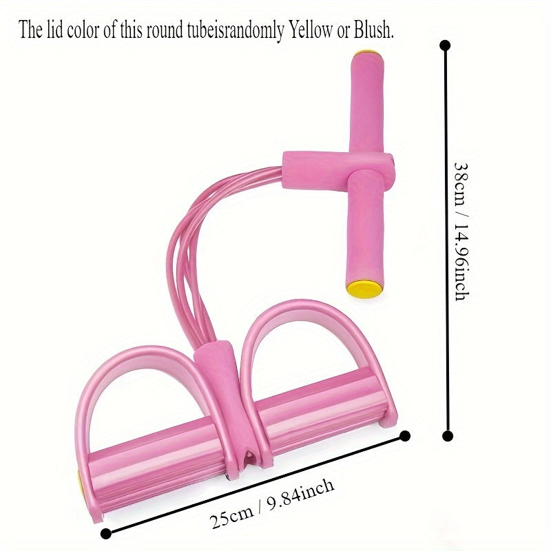 Taśmy oporowe do ćwiczeń w domu – 4 elastyczne liny do ćwiczeń całego ciała – poprawiają siłę i elastyczność