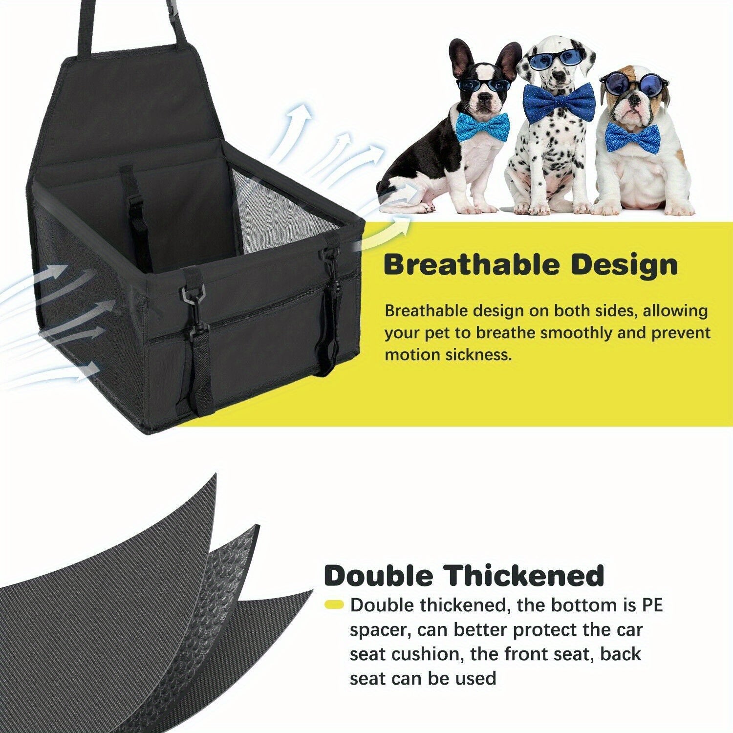 Samochodowy Fotelik transportowy dla psa i kota