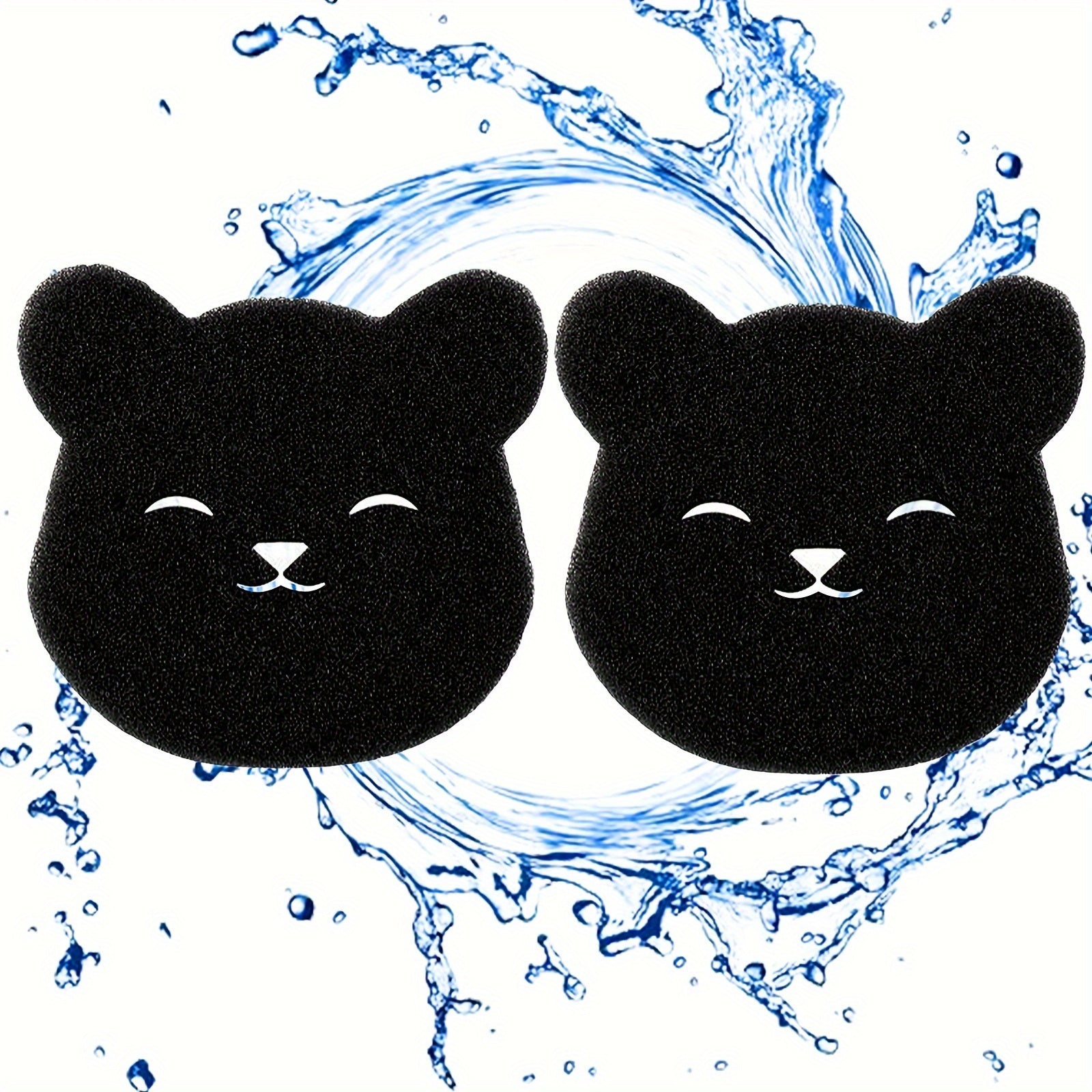 Gąbka do prania w kształcie misia, usuwania sierści zwierząt