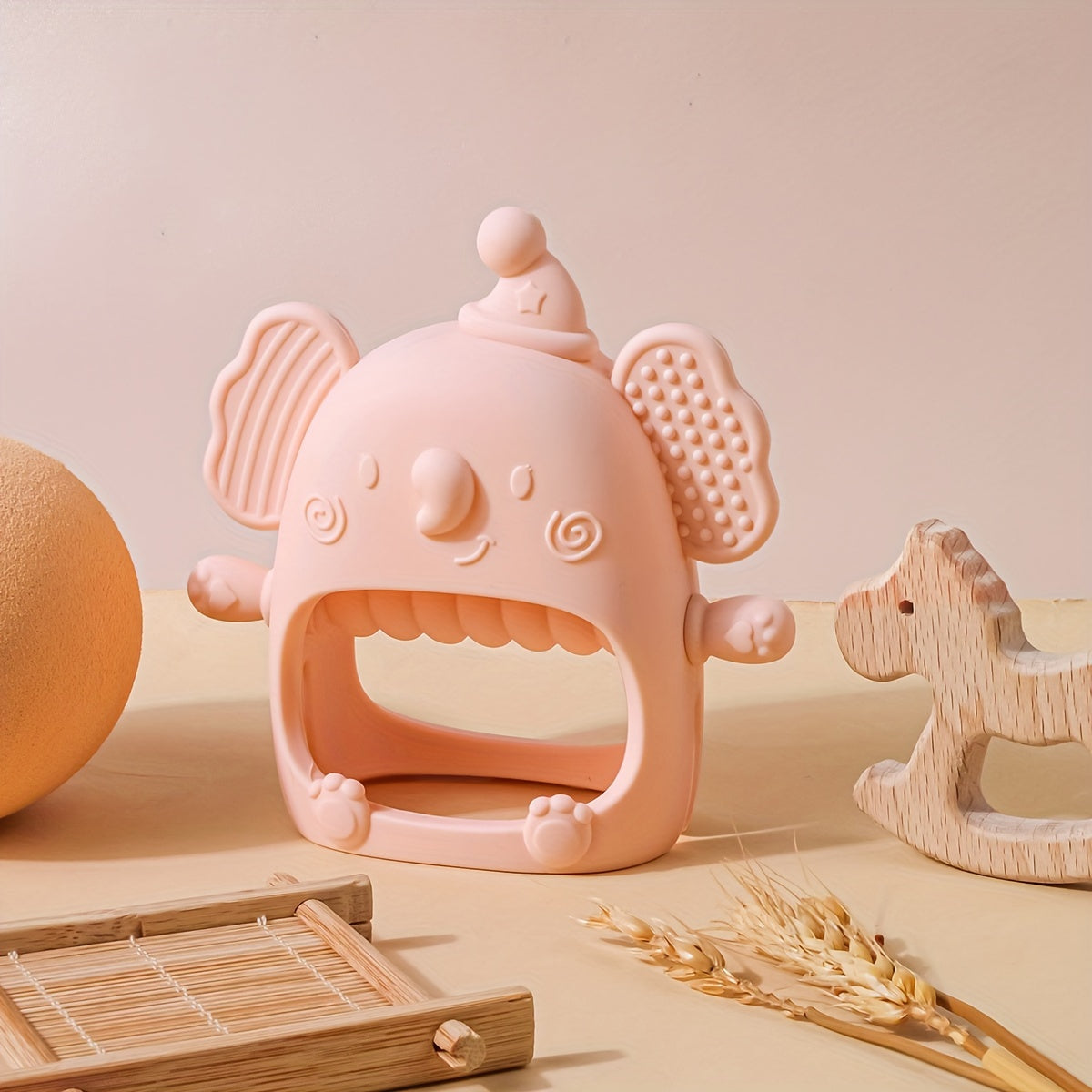 Silikonowy gryzak dla niemowląt