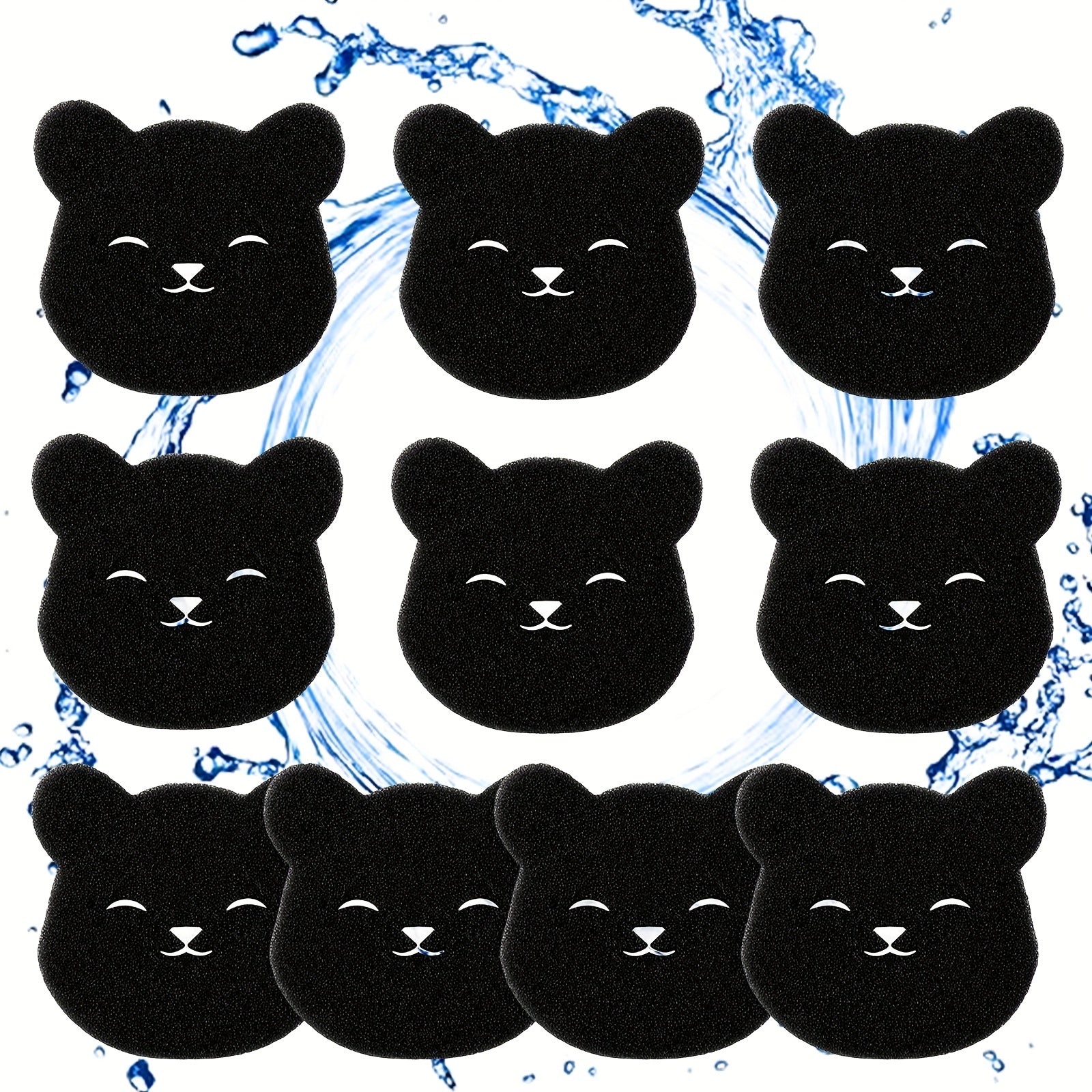 Gąbka do prania w kształcie misia, usuwania sierści zwierząt