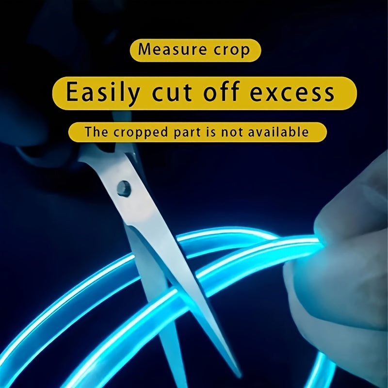 Taśmy LED 2M/4M, dekoracje wnętrza samochodu Ambient