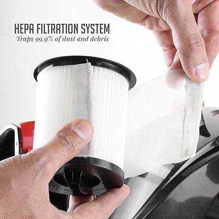 Odkurzacz Bagl Canister z mocnym ssaniem na wielu powierzchniach, teleskopową rurą i automatycznym zwijaniem przewodu, lekki