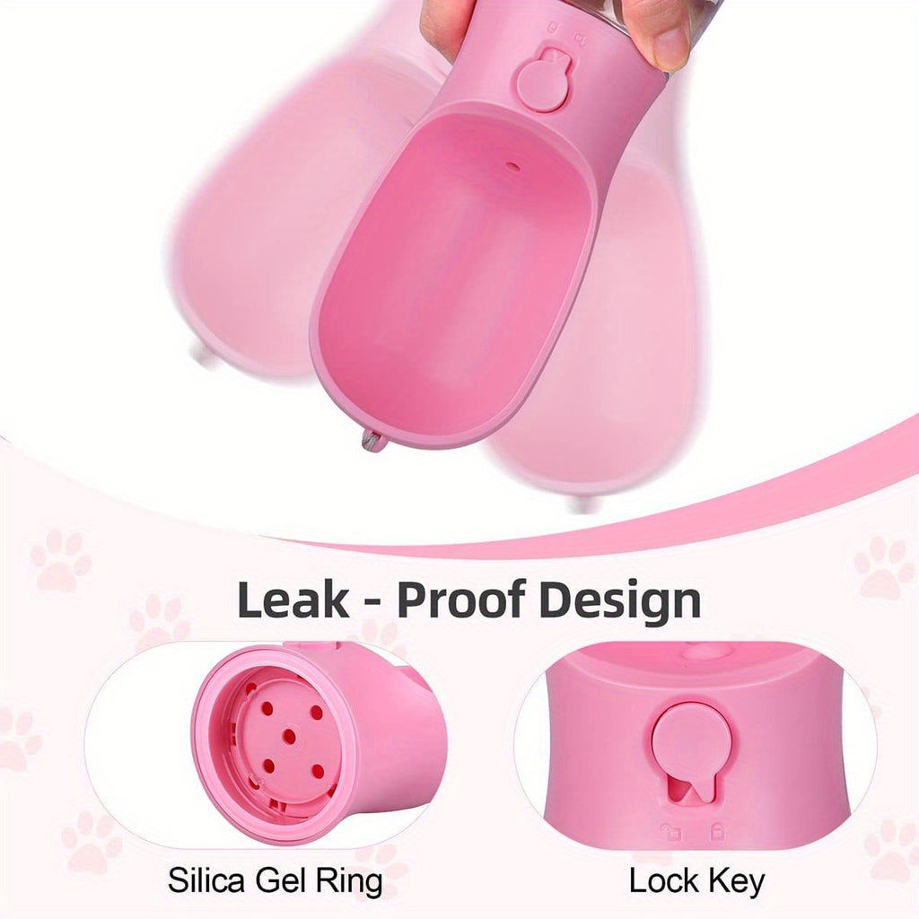 Butelka na wodę dla psa z pojemnikiem na karmę