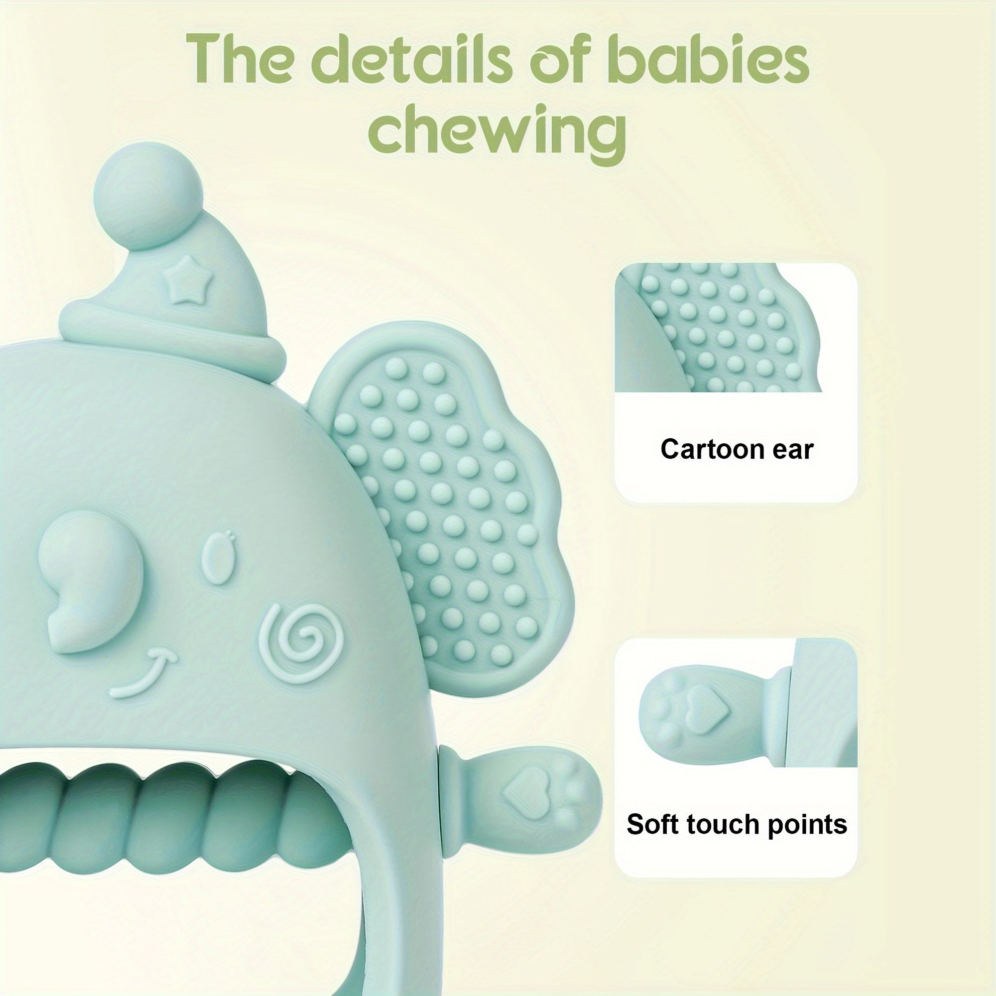 Silikonowy gryzak dla niemowląt