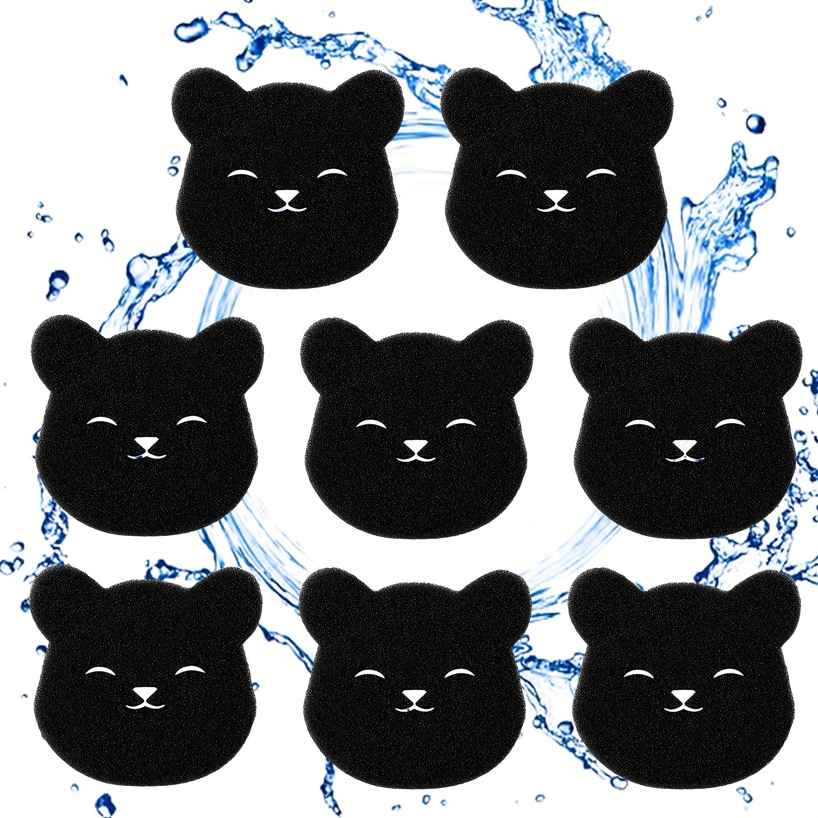 Gąbka do prania w kształcie misia, usuwania sierści zwierząt