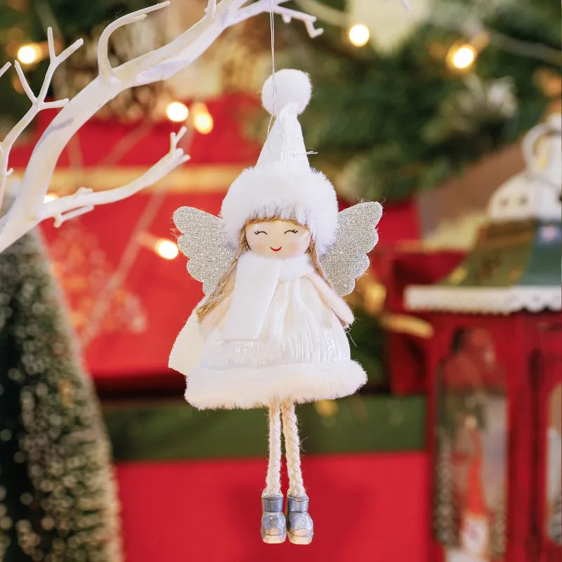 Dekoracje świąteczne pluszowy anioł