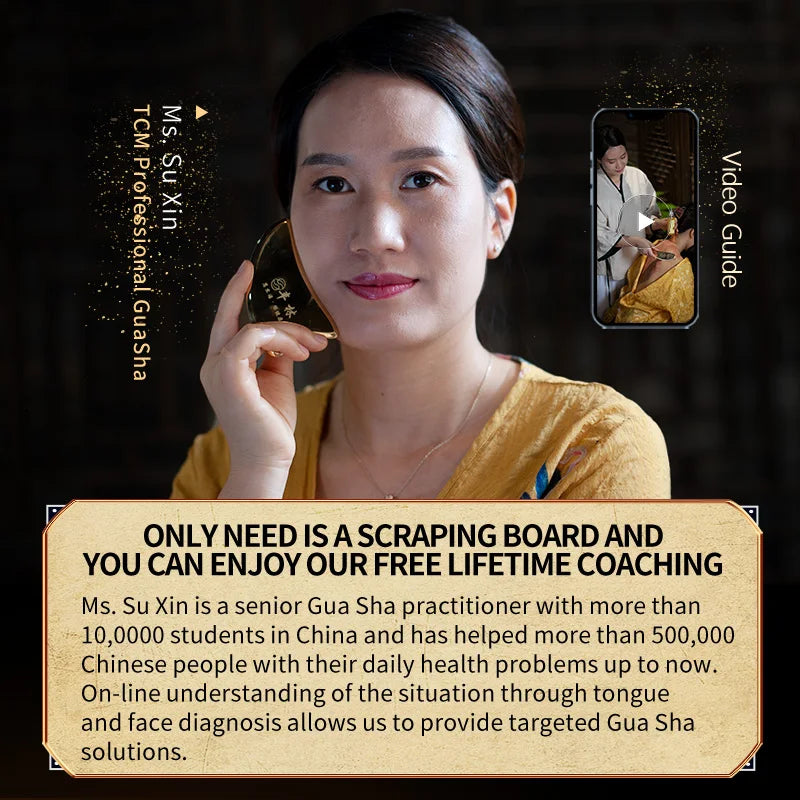 przyrząd do masażu twarzy gua sha