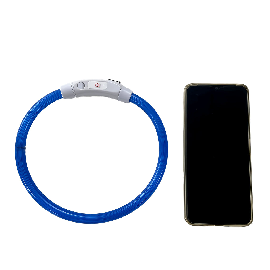 Obroża LED dla psa z możliwością ładowania USB