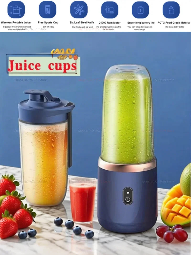 Przenośna elektryczny blender, wielofunkcyjny zportem USB, mikser do owoców, blender do koktajli mlecznych