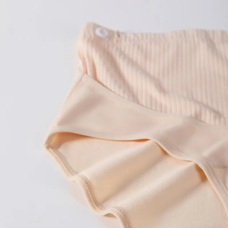 3 sztuki/zestaw bielizny damskiej z wysokim stanem i regulowanym paskiem, majtki ciążowe