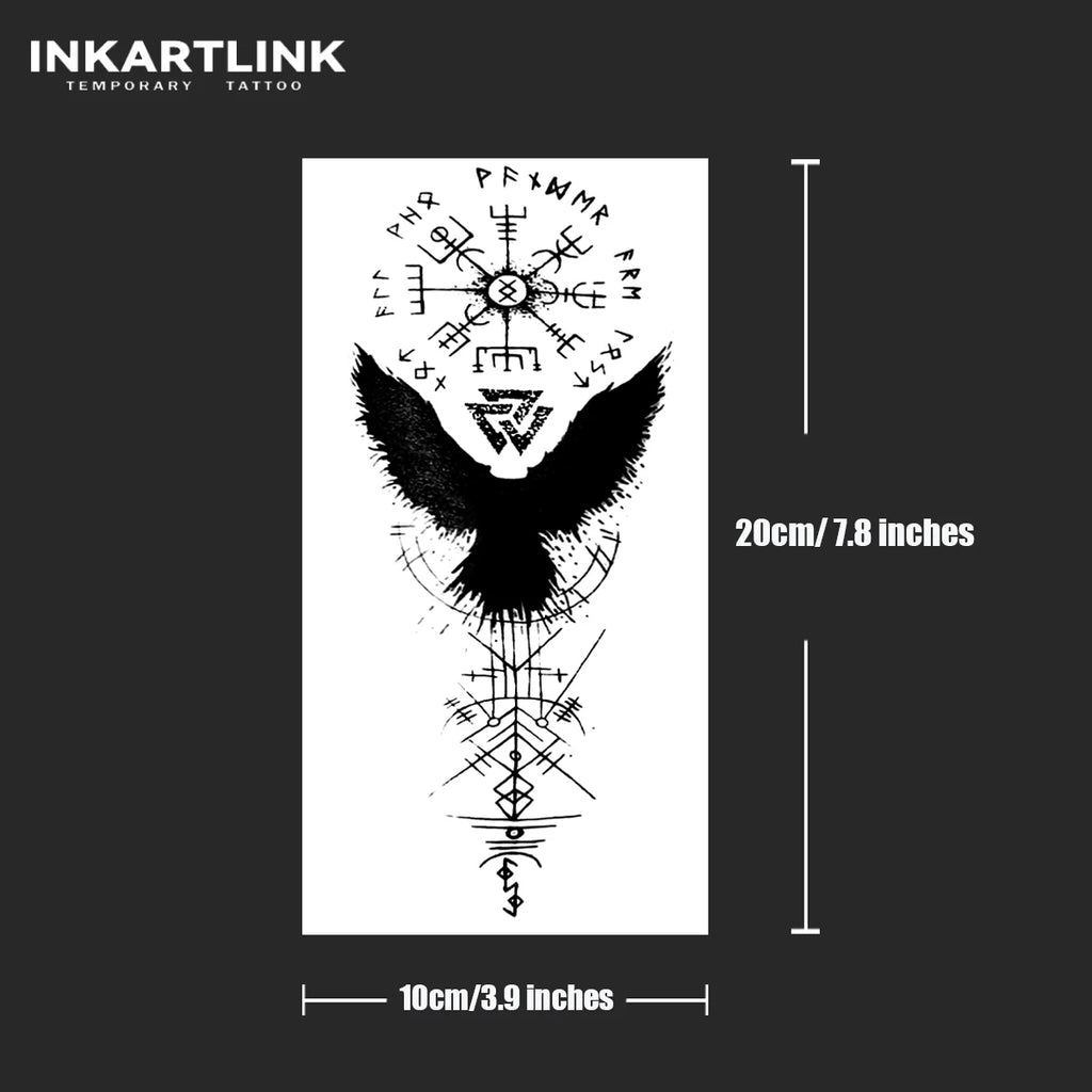 Tymczasowy tatuaż z symbolem zła, utrzymuje się do 15 dni