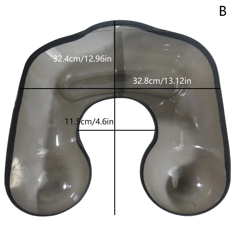 Miękka tacka na szyję do salonu fryzjerskiego, niekapiąca