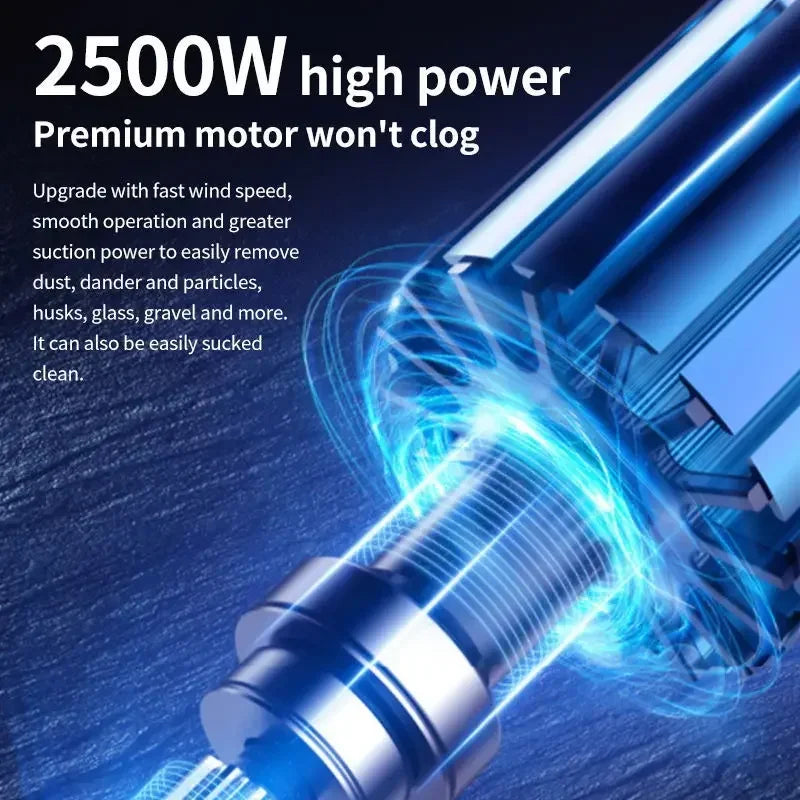 Odkurzacz bezworkowy Houselin 2500 W, filtracja wielocyklonowa,