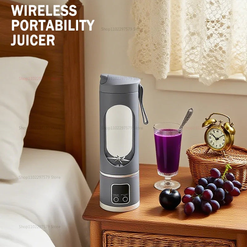 Przenośny, akumulatorowy mini blender kuchenny do koktajli mlecznych i świeżych soków owocowych, idealny do domu, biura, podróży