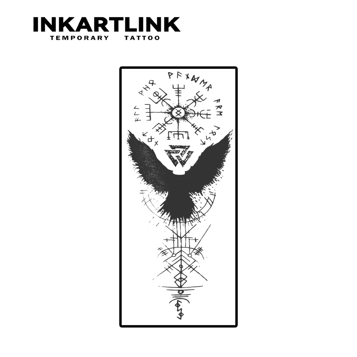 Tymczasowy tatuaż z symbolem zła, utrzymuje się do 15 dni