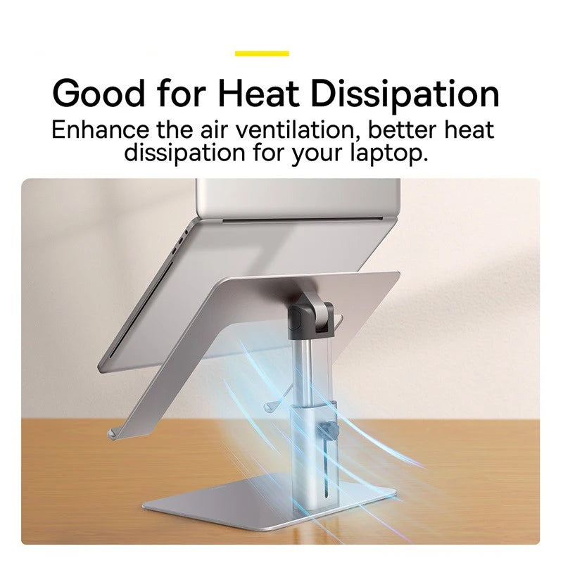 Podstawka Baseus do laptopa Macbook Air Pro, składana, aluminiowa, pionowa, skalowalna, regulowana