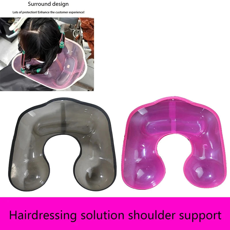 Miękka tacka na szyję do salonu fryzjerskiego, niekapiąca