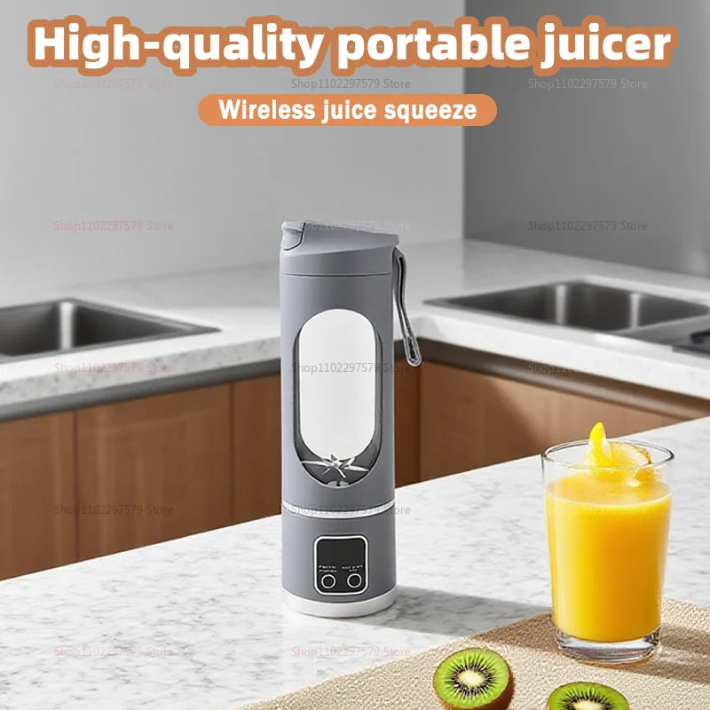 Przenośny, akumulatorowy mini blender kuchenny do koktajli mlecznych i świeżych soków owocowych, idealny do domu, biura, podróży