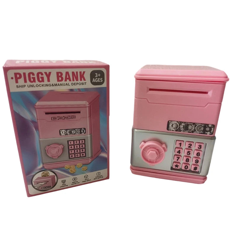 Automatyczna mini sejf na monety, skarbonka na pieniądze