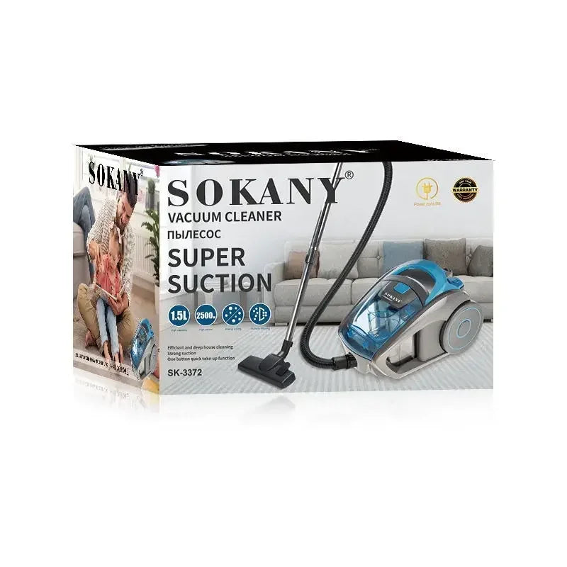 Odkurzacz bezworkowy Houselin 2500 W, filtracja wielocyklonowa,