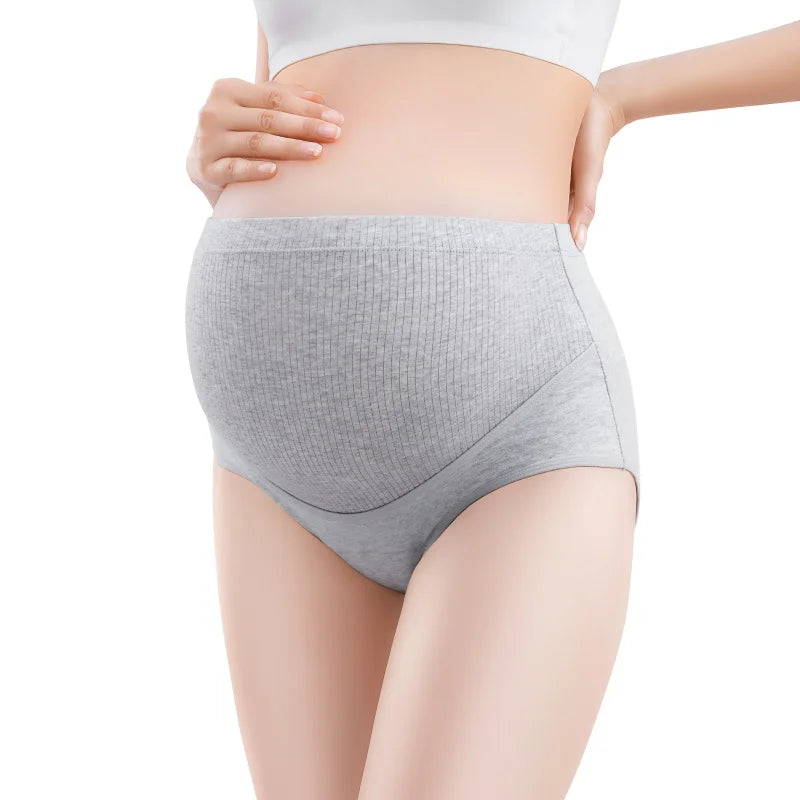 3 sztuki/zestaw bielizny damskiej z wysokim stanem i regulowanym paskiem, majtki ciążowe