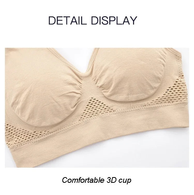 Damski biustonosz oddychający Fitness