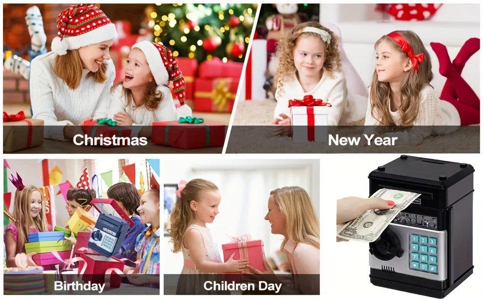 Kreatywna automatyczna skarbonka mini bankomat