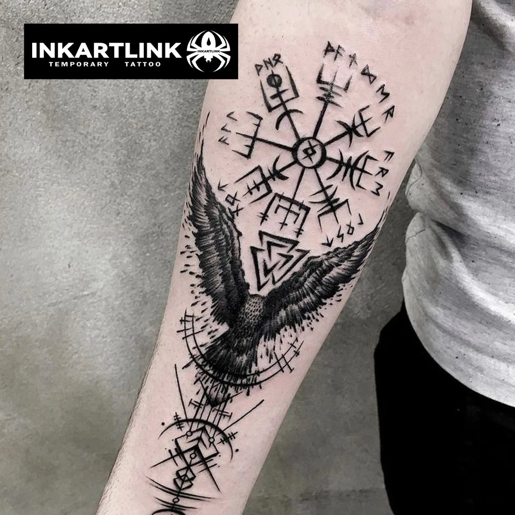 Tymczasowy tatuaż z symbolem zła, utrzymuje się do 15 dni