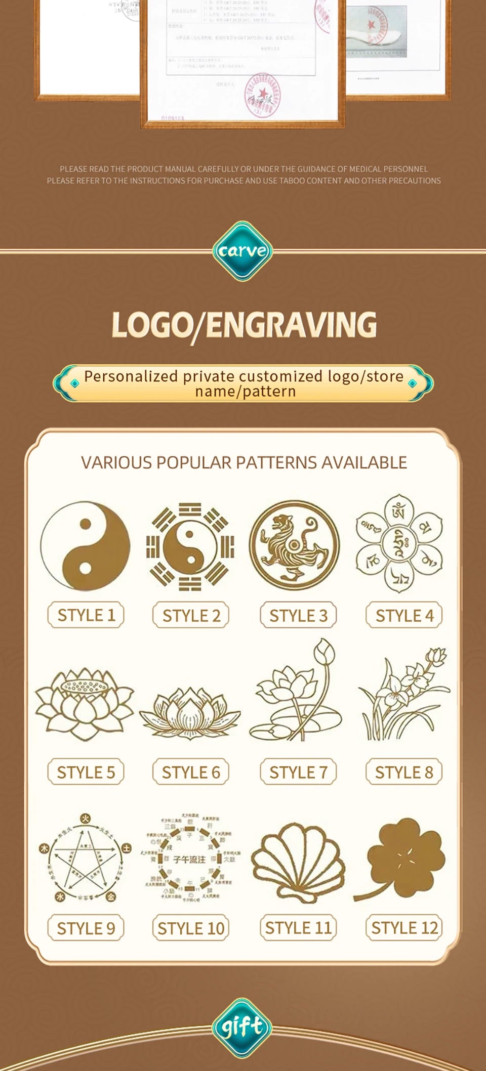 przyrząd do masażu twarzy gua sha