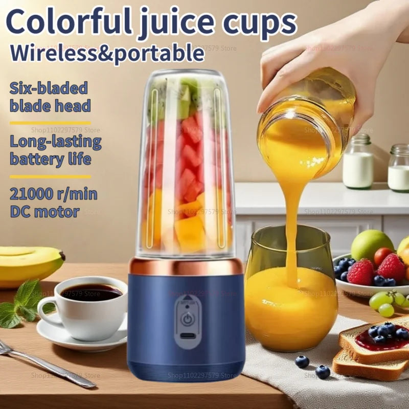 Przenośna elektryczny blender, wielofunkcyjny zportem USB, mikser do owoców, blender do koktajli mlecznych