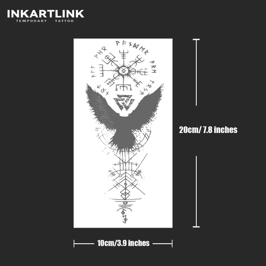 Tymczasowy tatuaż z symbolem zła, utrzymuje się do 15 dni
