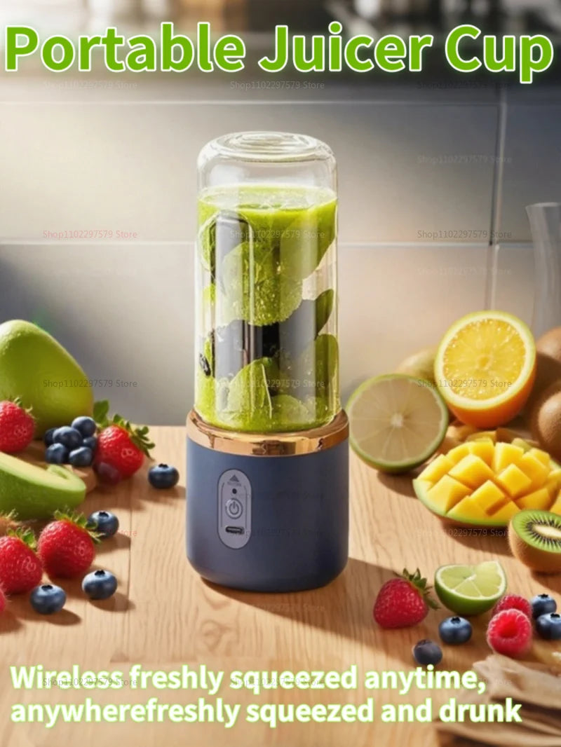 Przenośna elektryczny blender, wielofunkcyjny zportem USB, mikser do owoców, blender do koktajli mlecznych