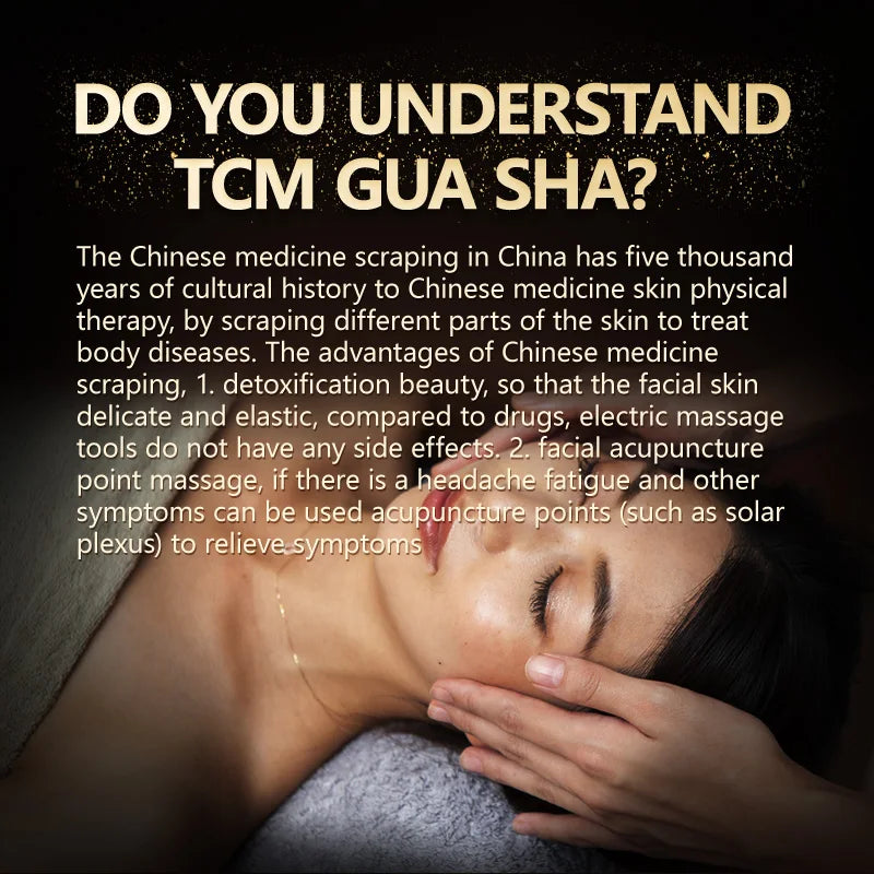 przyrząd do masażu twarzy gua sha