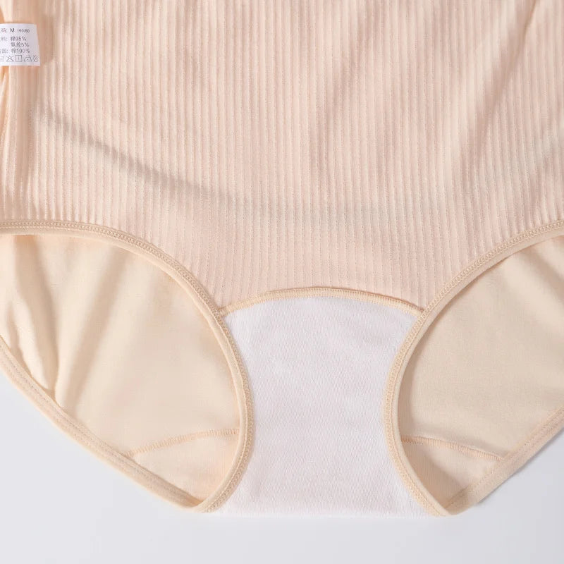 3 sztuki/zestaw bielizny damskiej z wysokim stanem i regulowanym paskiem, majtki ciążowe