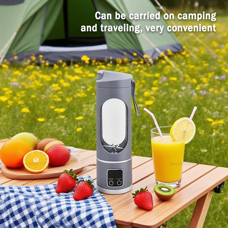 Przenośny, akumulatorowy mini blender kuchenny do koktajli mlecznych i świeżych soków owocowych, idealny do domu, biura, podróży