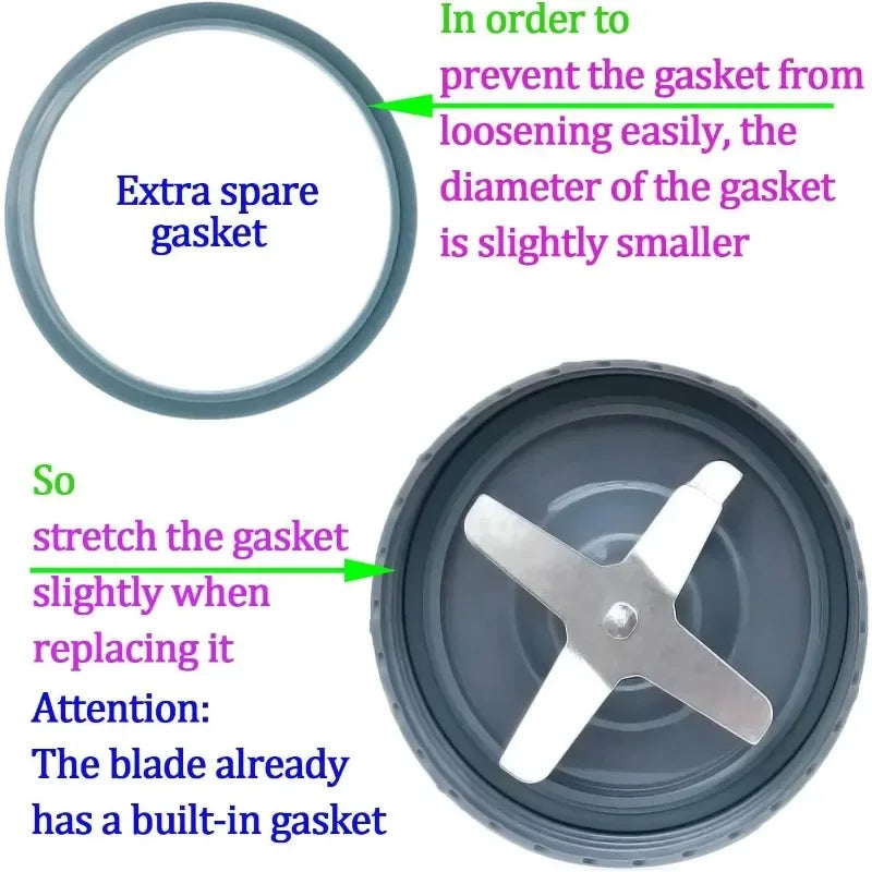 Wyciskarka do soku 18oz, 24oz, 32oz, kubek, ostrze krzyżowe, części zamienne do blendera, ostrze ekstraktora do serii NutriBullet 600w, 900w