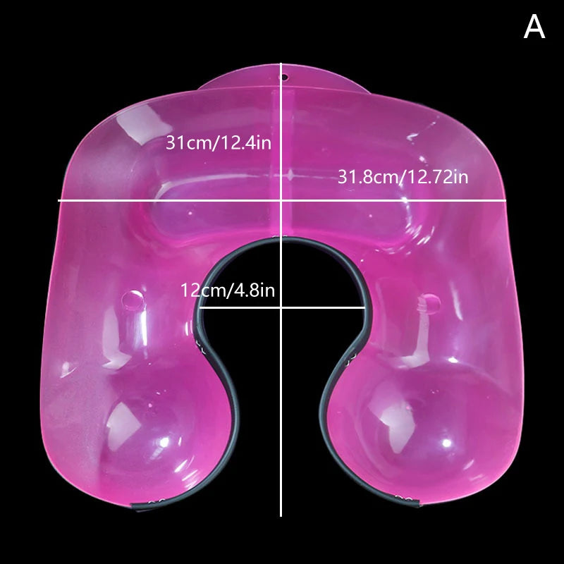 Miękka tacka na szyję do salonu fryzjerskiego, niekapiąca