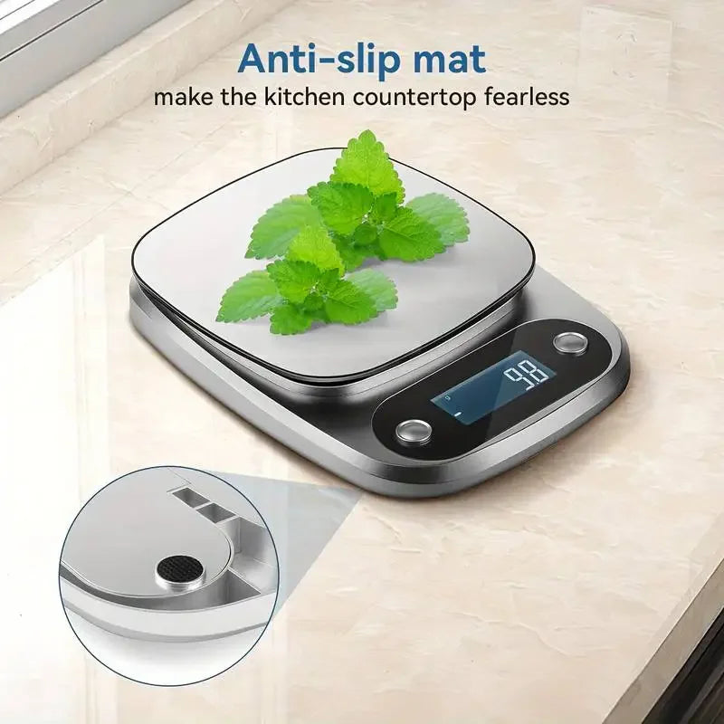 Precyzyjna waga kuchenna do 10 kg z wyświetlaczem Lcd