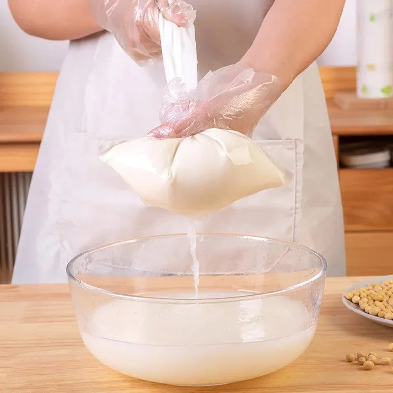 1/5 szt. wielokrotnego użytku woreczki na mleko orzechowe, sitka, niebielony nylonowy woreczek z gazy, filtr do jogurtu spożywczego, sitko kuchenne o drobnych oczkach
