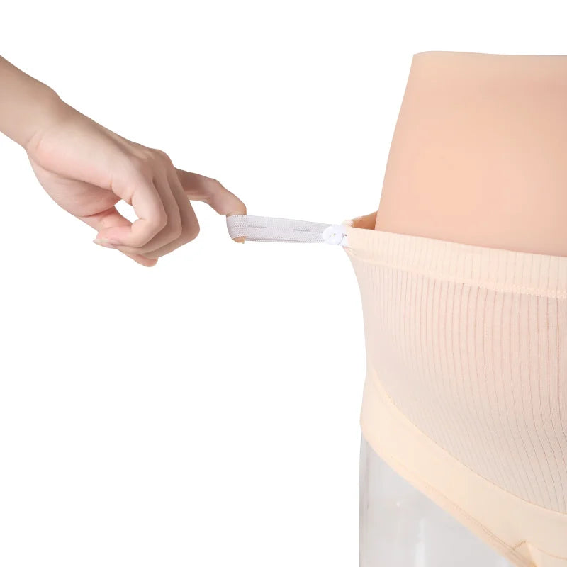 3 sztuki/zestaw bielizny damskiej z wysokim stanem i regulowanym paskiem, majtki ciążowe