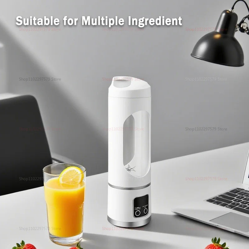 Przenośny, akumulatorowy mini blender kuchenny do koktajli mlecznych i świeżych soków owocowych, idealny do domu, biura, podróży