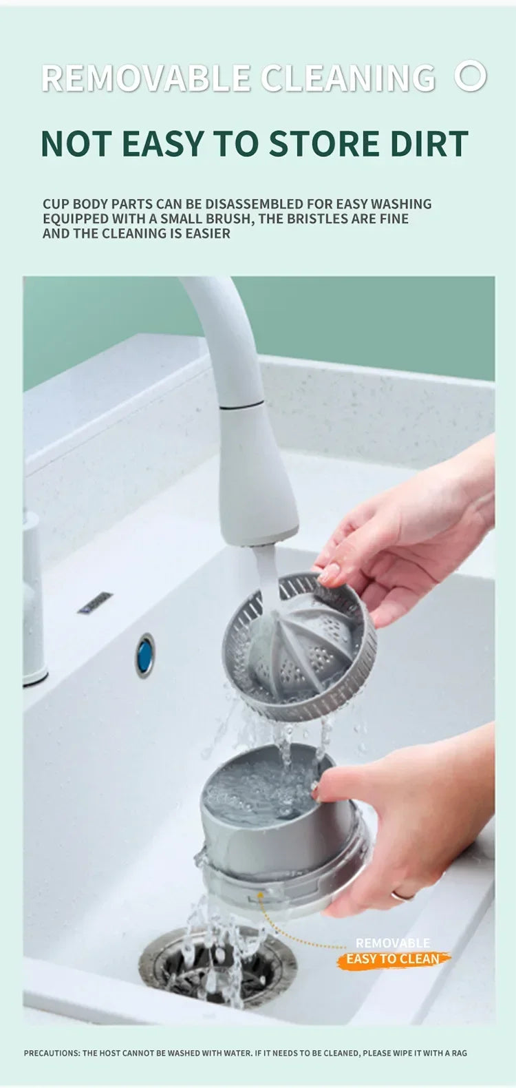 Wyciskarka do soków elektryczna, bezprzewodowa, ładowana przez USB